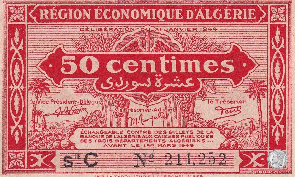 Région Économique d'Algérie 1944 Région Économique d'Algérie 1944