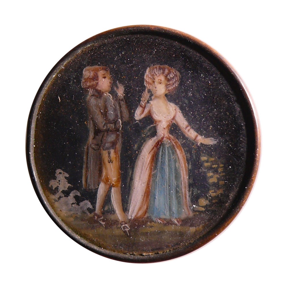 Boutons Boutons peints (XVIIIème siècle)