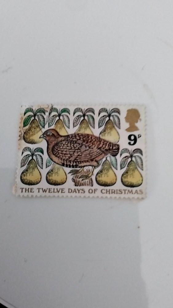  Timbre :&nbsp; THE TWELVE DAYS OF CHRISTMAS&nbsp; 1977&nbsp; DE 9 P 