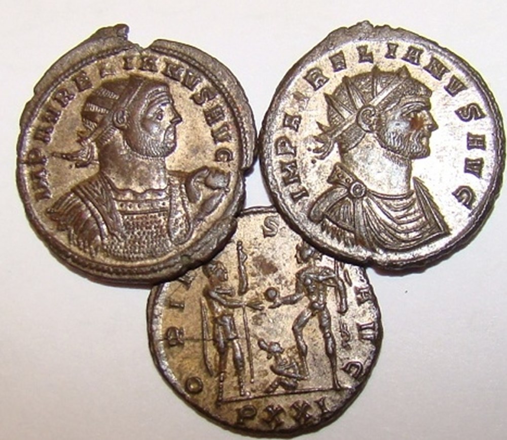 AURELIAN (270-275) AND HIS WIFE SEVERINA Collection of Coins