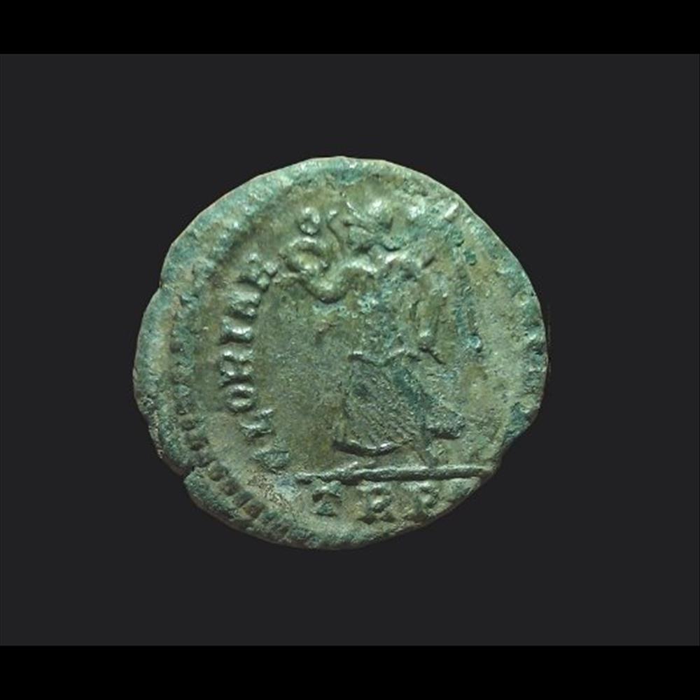 VI - Rarissime émission Valentinienne ! Ce revers reprend la victoire de SECVRITAS REIPVBLICAE et de la titulature GLORIA ROMANORVM. Emission extrêmement rare.