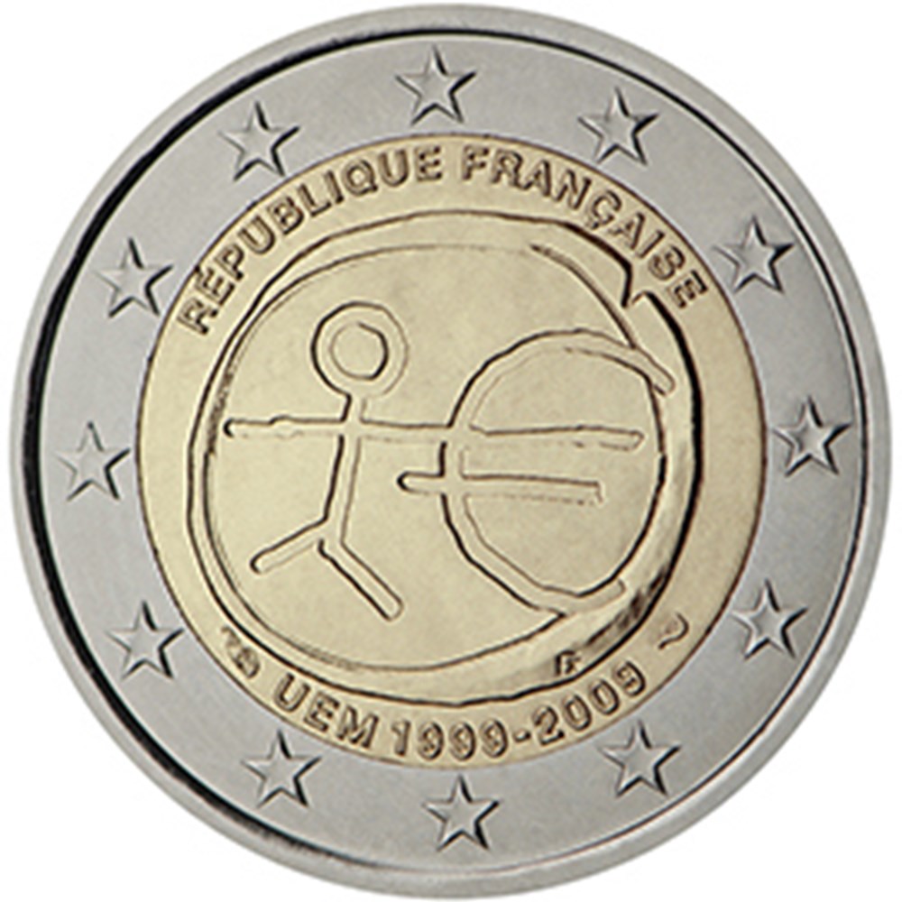  Nombre d'exemplaires : varie d&rsquo;un pays &agrave; l&rsquo;autre 82,585 millions au total &nbsp; La pi&egrave;ce montre un dessin primitif r&eacute;uni au symbole de l&rsquo;euro (&euro;). Il traduit l&rsquo;id&eacute;e selon...