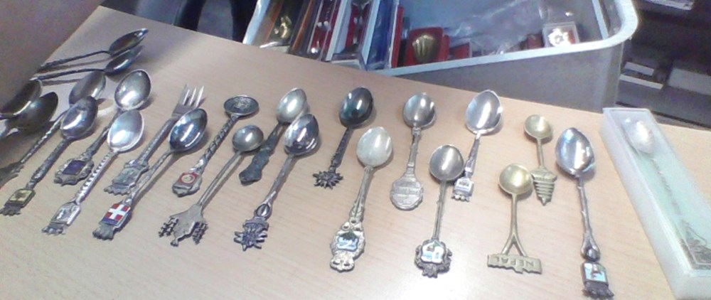 cuilleres collection plusieurs cuillères de collection