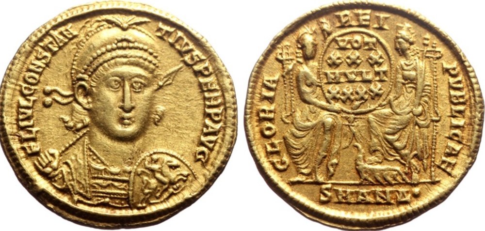 18c Roman solidi 18c Roman solidi