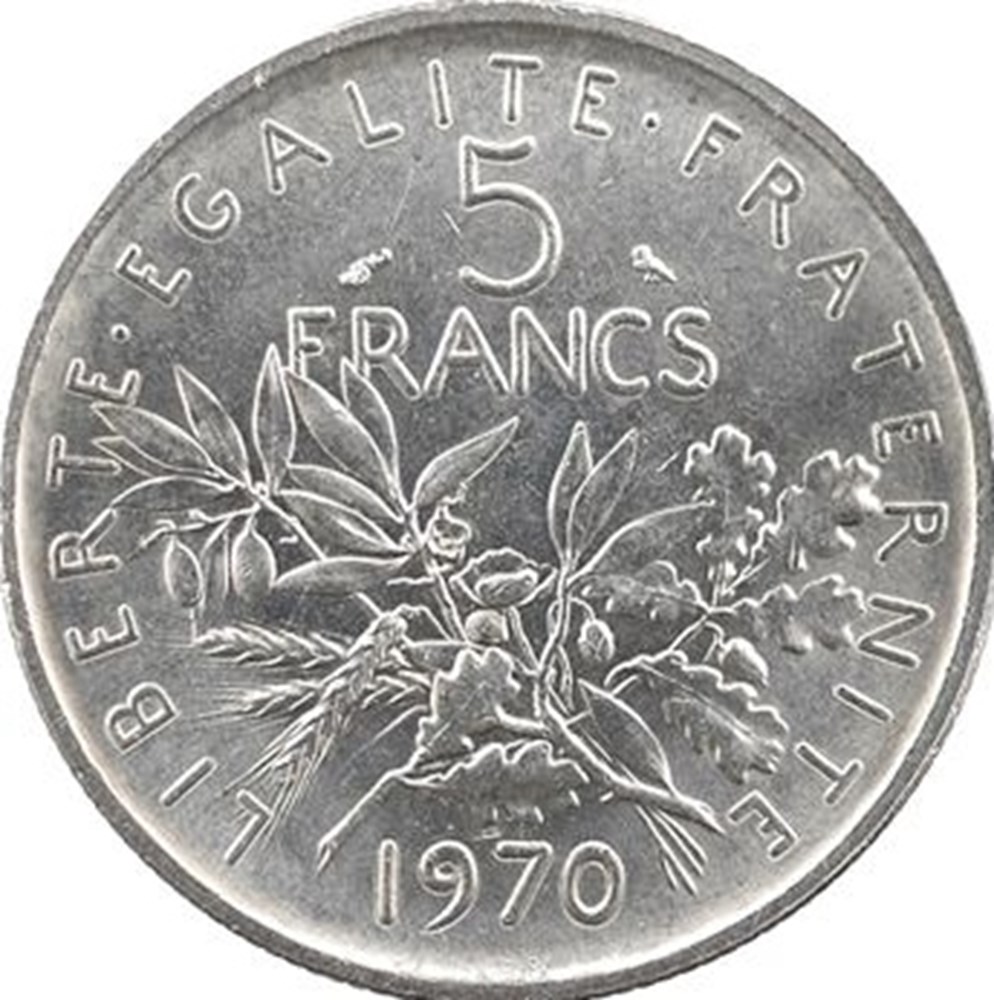 5 francs semeuse 5 francs semeuse