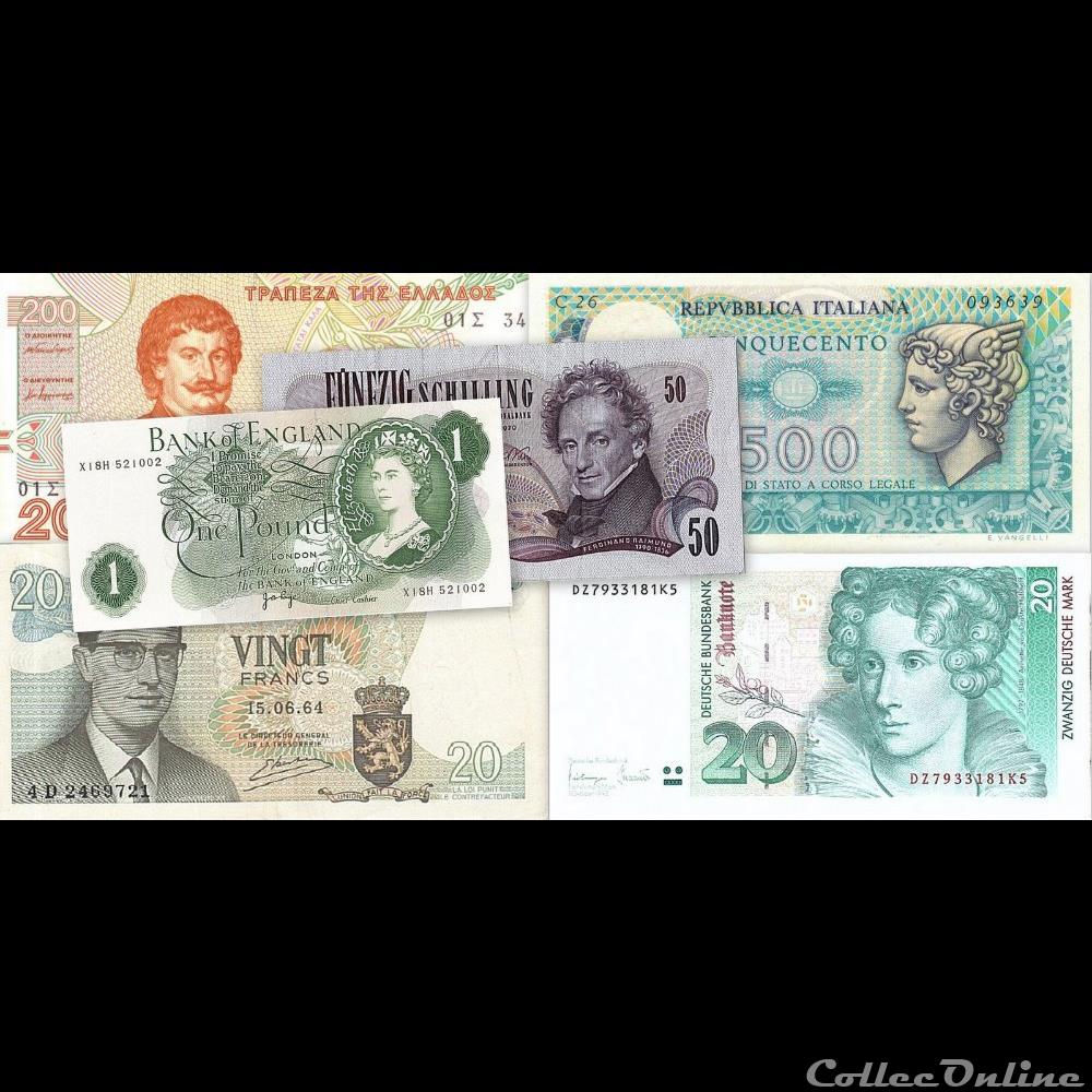 Les billets étrangers Les billets étrangers