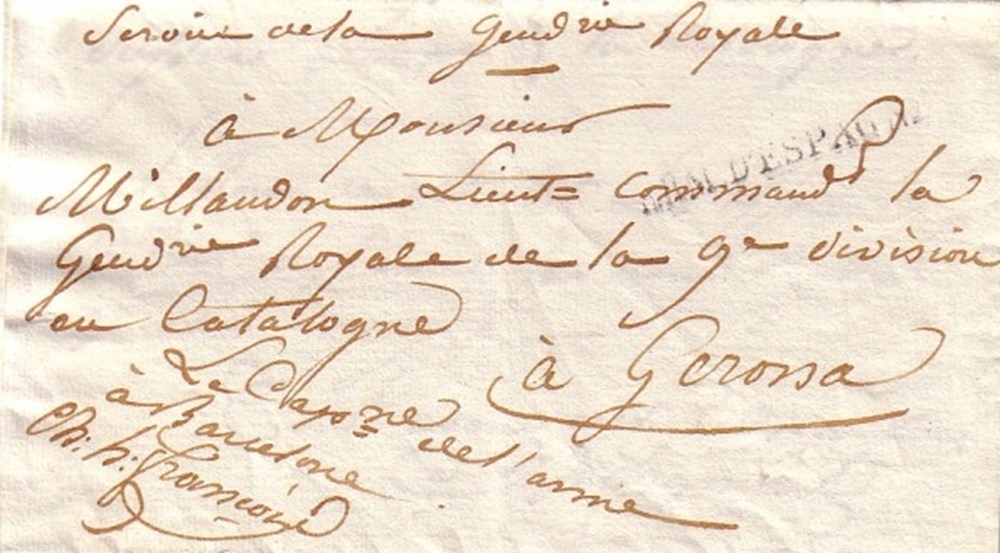 Lettres de la Gendarmerie Royale 1814/1830