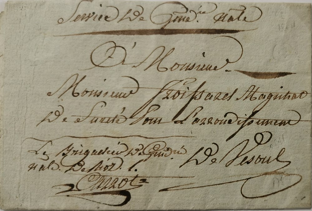 Lettres de la Gendarmerie Nationale 1791/1804