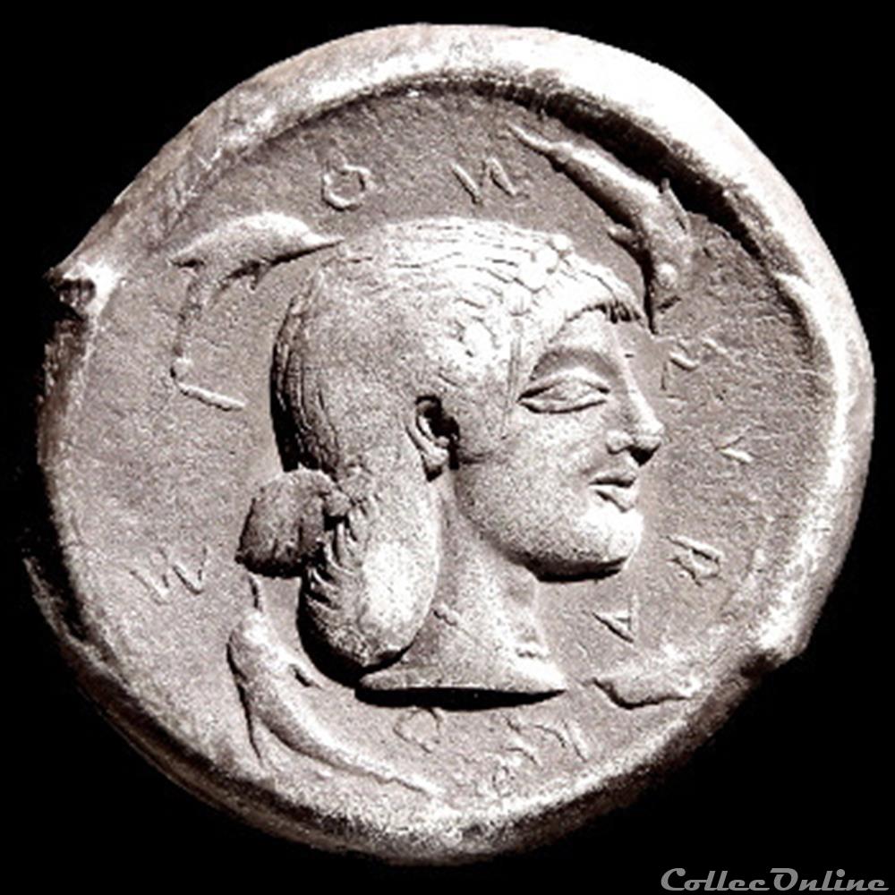 A voir chez les Grecs Une petite collection de monnaies Grecques principalement en argent