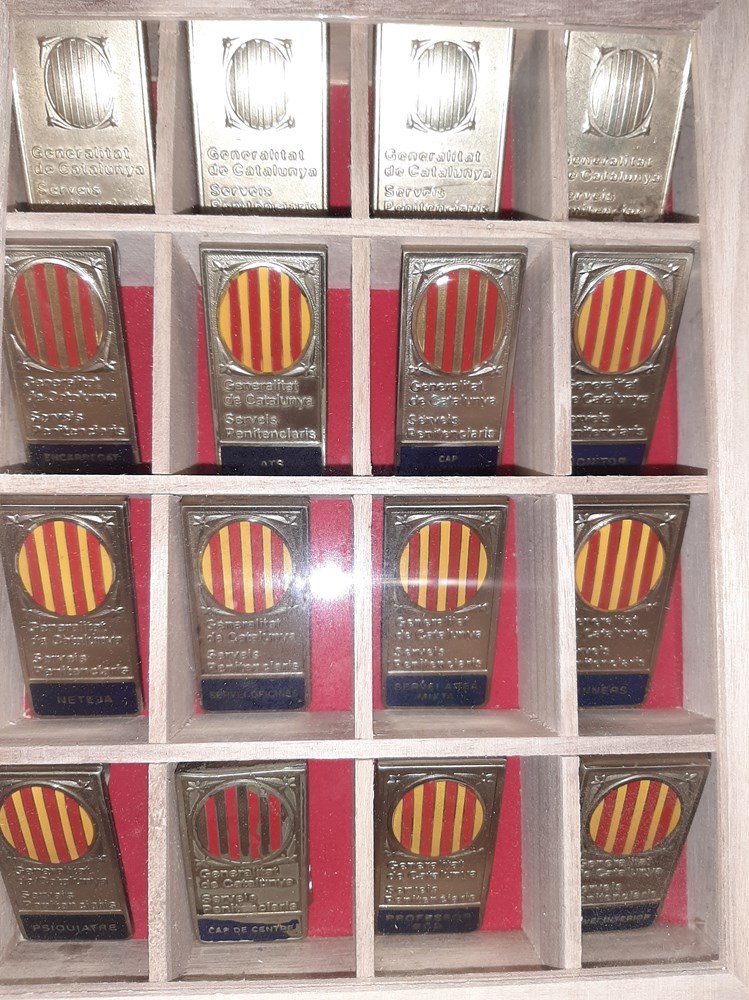  Insignias prisiones Catalu&ntilde;a 1994 (prisi&oacute;n modelo de Barcelona) 