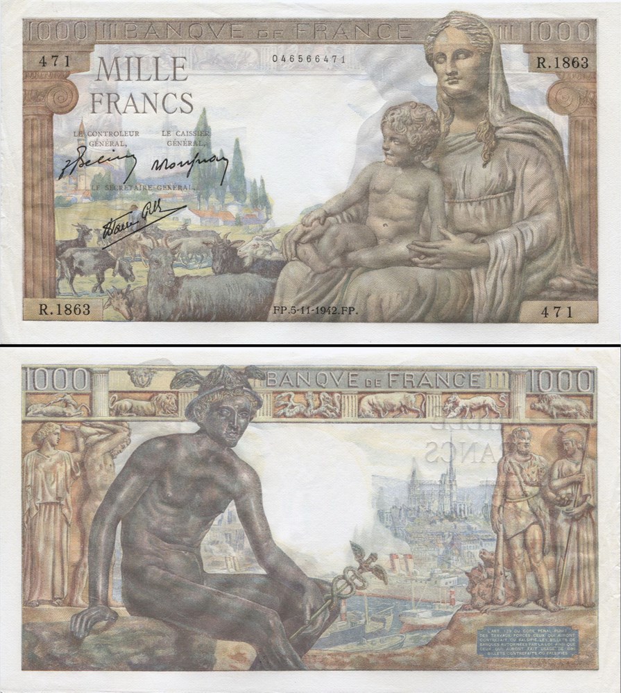 Billets de France Billets de France
