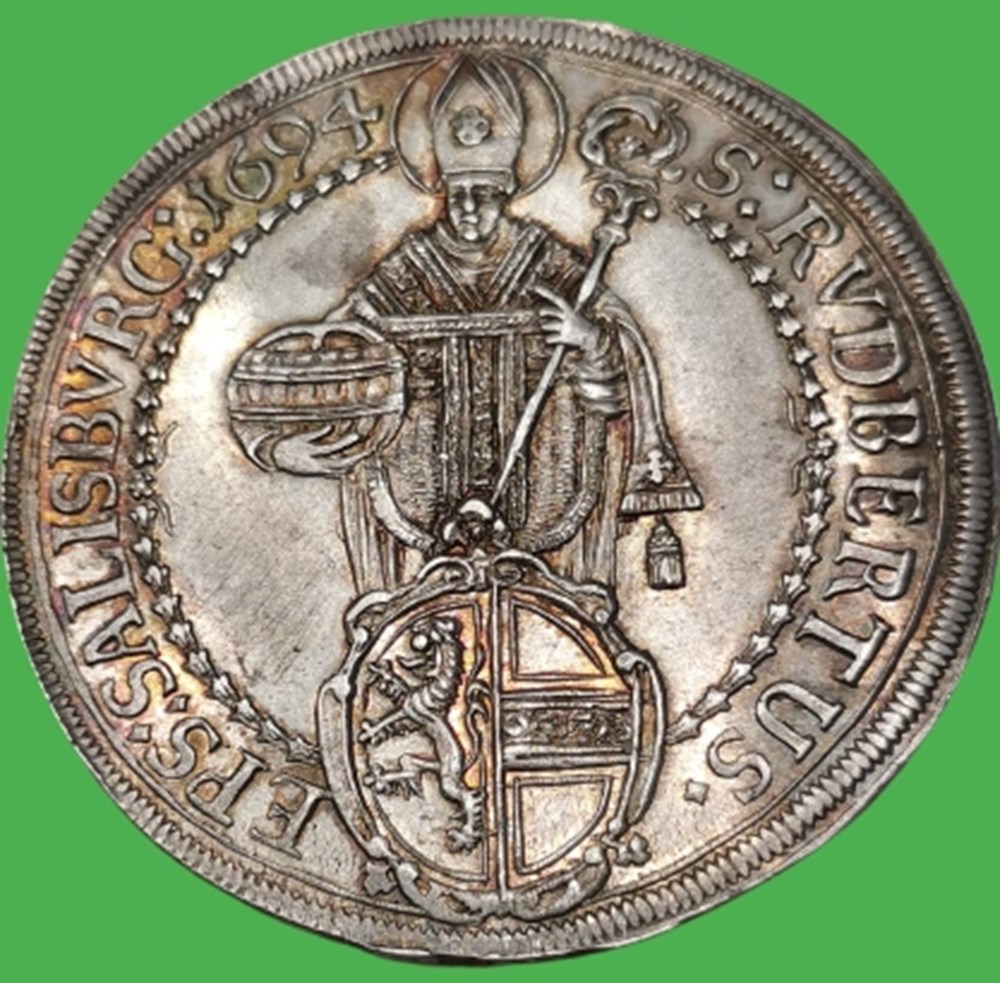 Thaler d'Autriche, évêché de Salzbourg. Thaler d'Autriche, évêché de Salzbourg.