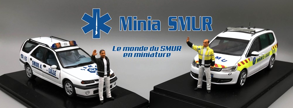  Minia SMUR (contraction de miniatures SMUR) est une collection priv&eacute;e de miniatures aux couleurs des SMUR de France. Elle rassemble des miniatures de v&eacute;hicules de toute &eacute;poque et de...