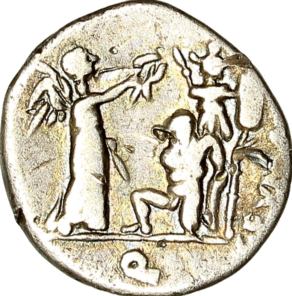  Retrouvez ici quelques unes de mes romaines r&eacute;publicaines. 4/1 : As anonyme janiforme, 169-158 av. J.-C., atelier de Rome, RRC. 195/1 4/2 : Quinaire Fundania, 101 av. J.-C., atelier...