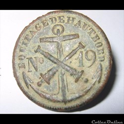 Boutons militaires de la marine
