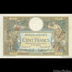 100 francs Merson - 1909 "LOM 02"