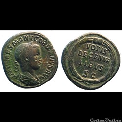 Les sesterces de Gordien III