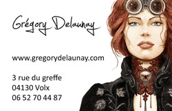 Dessins, peintures, sculptures, coutellerie de l'artiste Grégory DELAUNAY