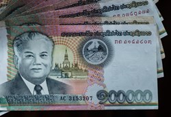 Laos Kip Banknotes