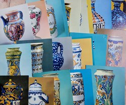 Fiches "ROUSSEL" - Pots de Pharmacie - Collection d'affiches numérotées