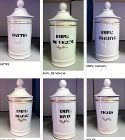 POTS en Faïence Blanche