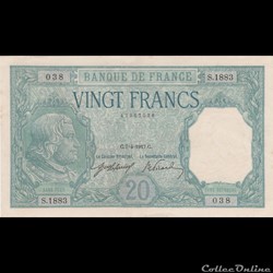 F11 (20 FRANCS BAYARD Type 1916)