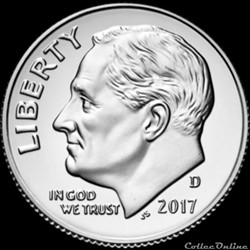 Roosevelt Dimes (1946-) 10 Cents USA