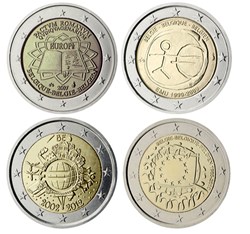 Pièces commémoratives de 2€