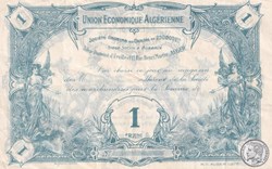 Union économique Algérienne et Chèque Trésor Algérien et diverses Chèques et Bons et Documents