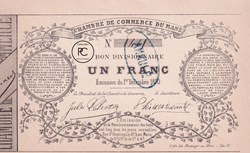 Billets Chambre de Commerce et de Villes + billet Commercants + Billet Test + Billet Fantaisie