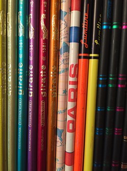 La collection de crayons papier