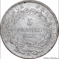 Monnaie Second Empire (1852 - 1870)