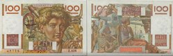 100 Francs JEUNE PAYSAN FRANCE 1952 F.28.31
