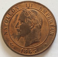 Monnaies à la tête laurée de Napoléon III