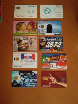 Collection cartes téléphoniques
