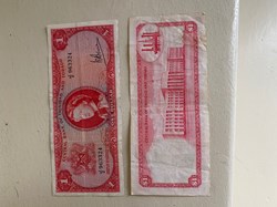 Billet de collection  1964 COLONIE BRITANNIQUE TRINITÉ-ET-TOBAGO