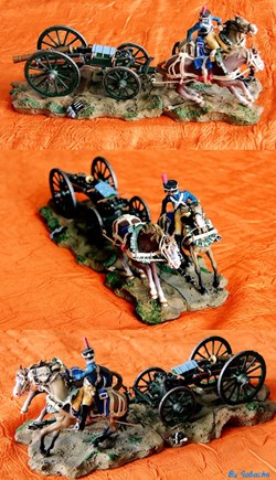 Atlas Artillerie, scènes de guerre miniatures