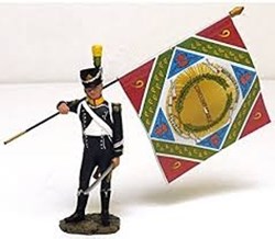 Hachette Porte drapeau époque Napoléonienne