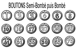 Boutons d'infanterie de ligne numérotés après 1844
