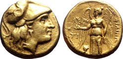 18a Greek gold staters
