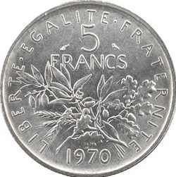 5 francs semeuse