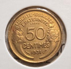 50 centimes morlon bronze/alu