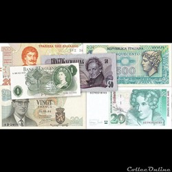 Les billets étrangers