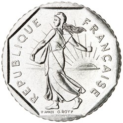 pièces de monnaie en francs