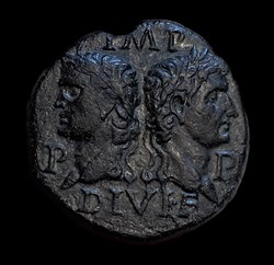 MONNAIES ROMAINES "DUPONDIUS & AS DE NIMES"