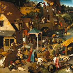 Les Proverbes flamands - Pieter Brueghel l'Ancien