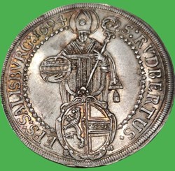 Thaler d'Autriche, évêché de Salzbourg.