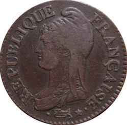 5 Centimes Augustin Dupré