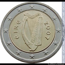 2 euros irlande