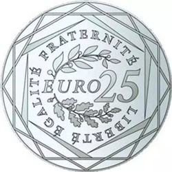 25 euros argent france